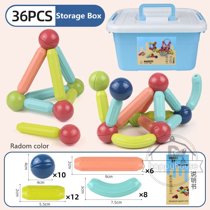 STEM Magnetic Building Toys – Educational Construction Set for Children
