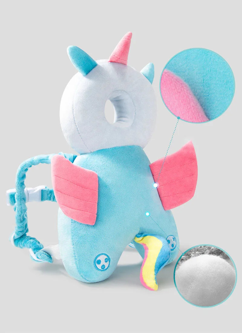 Baby Head Protector Pillow – Soft Backpack Cushion for Toddlers