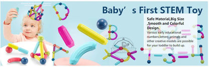 STEM Magnetic Building Toys – Educational Construction Set for Children