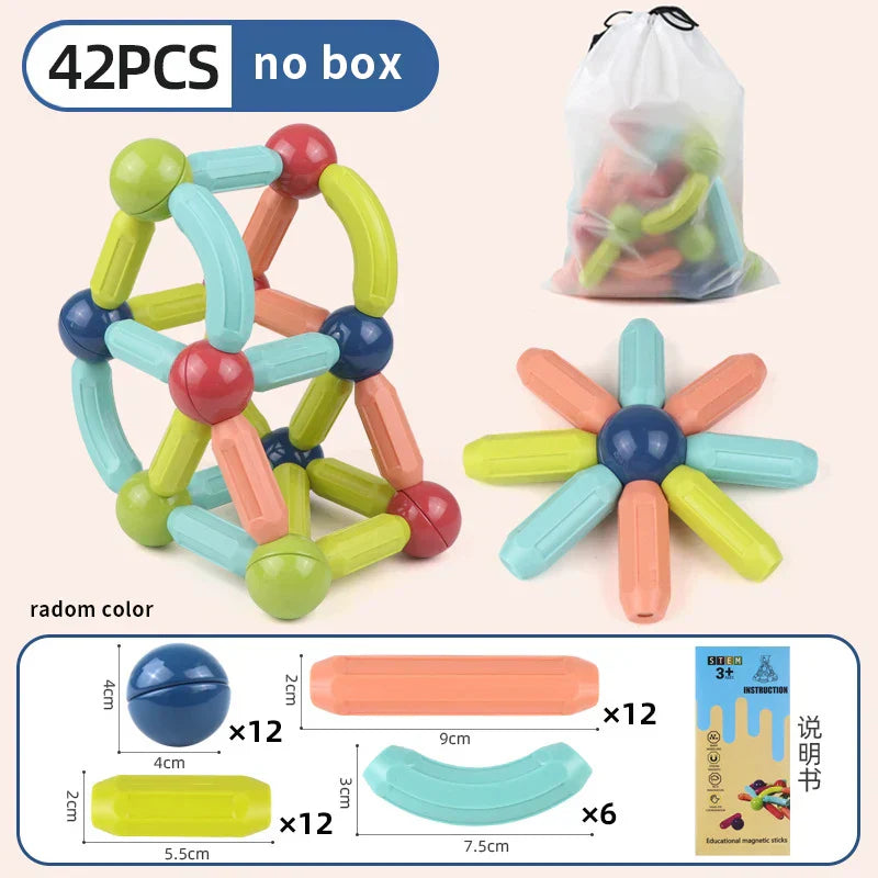 STEM Magnetic Building Toys – Educational Construction Set for Children