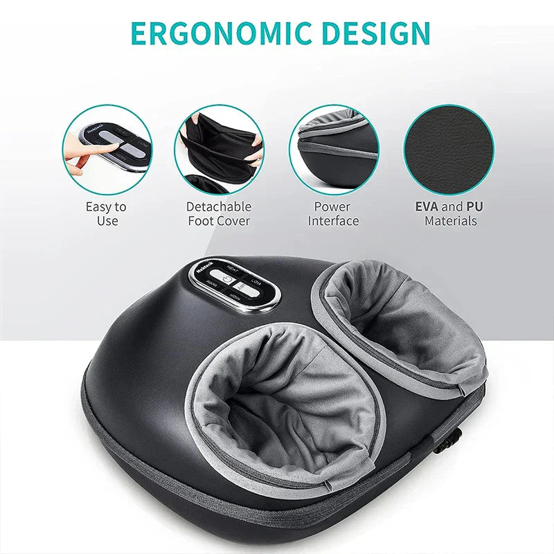 Shiatsu Foot Massager – Deep Knead with Heat & Air Compression